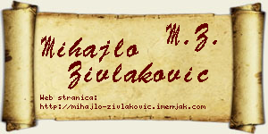 Mihajlo Zivlaković vizit kartica